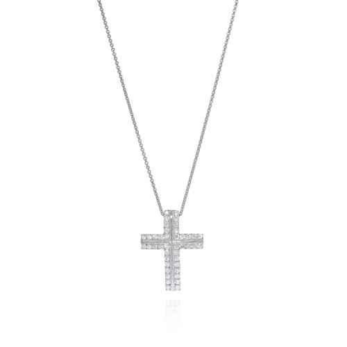 Diamond Cross Pendant [JNPEN0092]