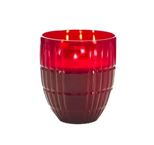 Majestic Red Medium Candle Gold [GGCAF0016]