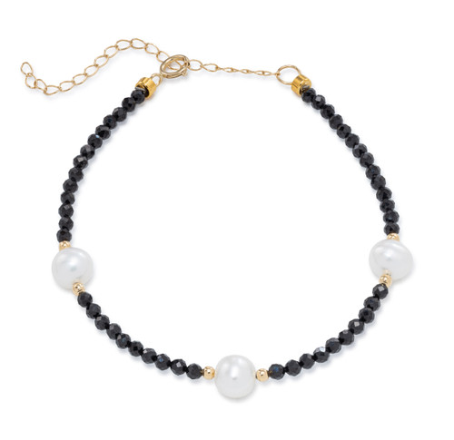 Pearl And Black Spinel Bracelet [JBOTH0229]