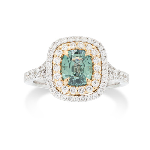 Alexandrite and Diamond Ring [JROTH0320]