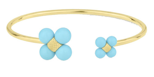 Sleeping Beauty Turquoise Bangle
 [JBBAC0173]