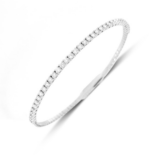 Diamond Bangle Bracelet [1BNGL1038]