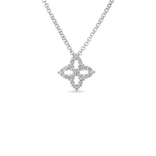 Princess Flower Diamond Pendant [1DFAD3727]