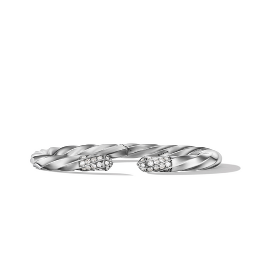 Cable Edge Pave Diamond Bracelet [2YSBA2021]