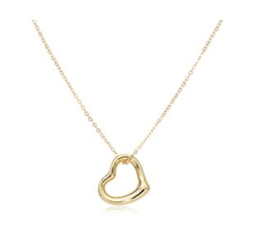 Floating Heart Pendant Necklace [JNPEN0282]
