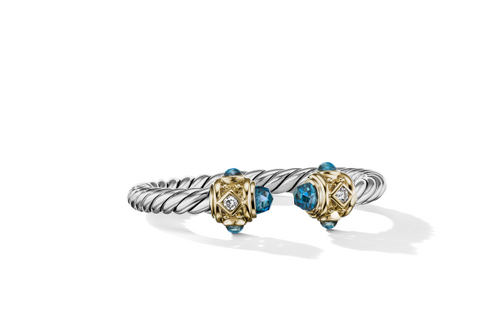 Renaissance Hampton Blue Topaz And Diamond Ring [JROTH0347]