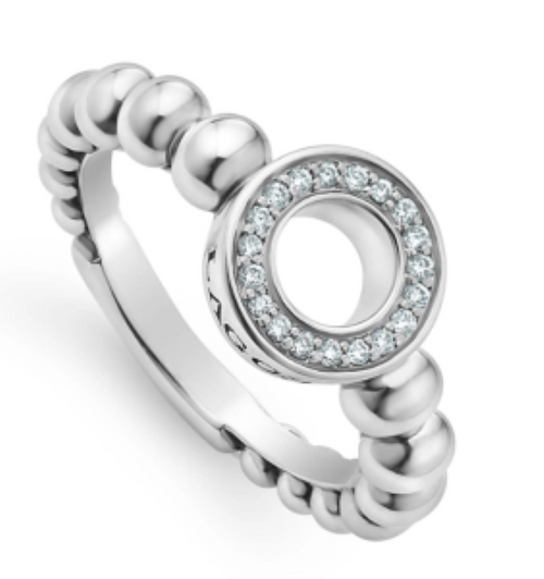 Caviar Spark Open Circle Diamond Ring [JROTH0334]