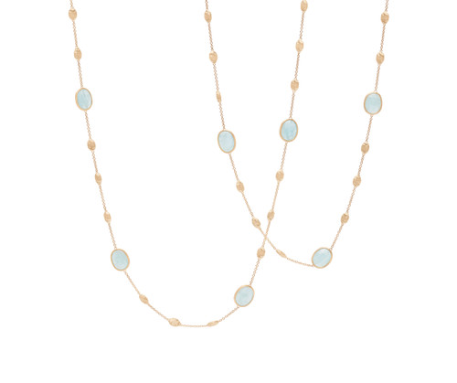 Siviglia Aquamarine And Bead Necklace [JNOTH0358]