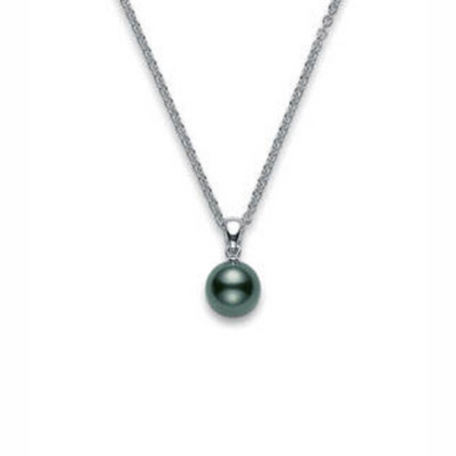 Black South Sea Cultured Pearl Pendant  [2CPSD0016]