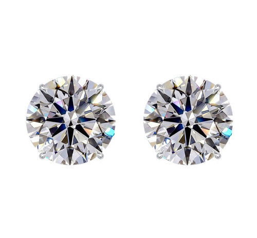 Solitaire Diamond Earrings, 2.04 GIA [1ESTX4495]