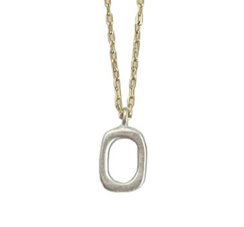Rectangle Drop Necklace [JNOTH0214]