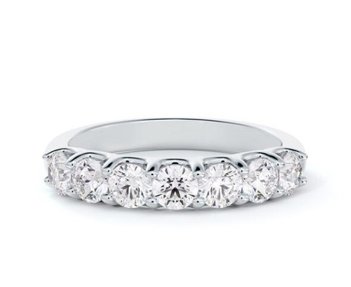 Seven Stone Diamond Band Ring [JRBND0162]