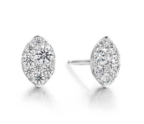 Tessa Navette Diamond Earrings [JESTD0124]