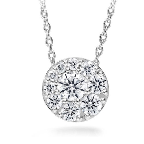 Tessa Circle Diamond Pendant [JNPEN0215]