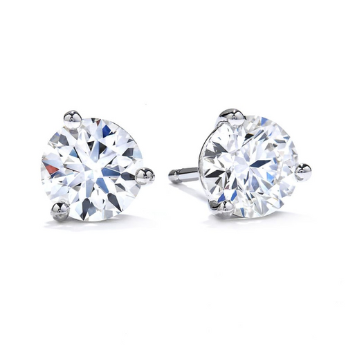 Diamond Solitaire Stud Earrings, 1.91
 [JESSD0049]