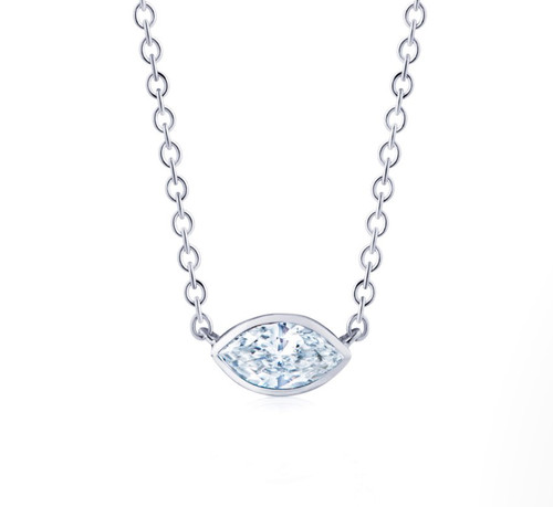 Marquise Diamond Necklace [JNPEN0268]