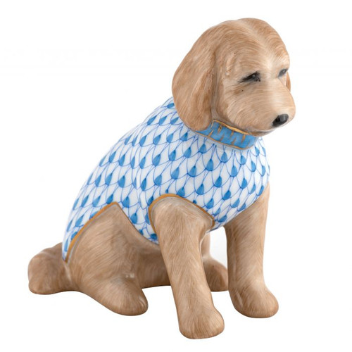 Labradoodle in Blue Sweater [GGFIG0065]
