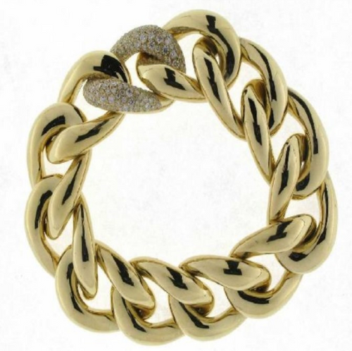 Diamond Stretchable Curb Link Bracelet [JBOTH0612]
