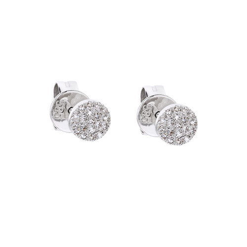 Diamond Disc Earrings [1EAD11225]