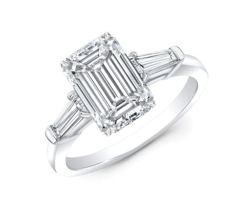 Emerald Cut Diamond Ring [JRENG0102]