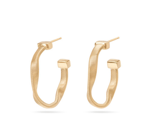 Marrakech Twisted Oval Hoop Earrings [JEHOP0243]