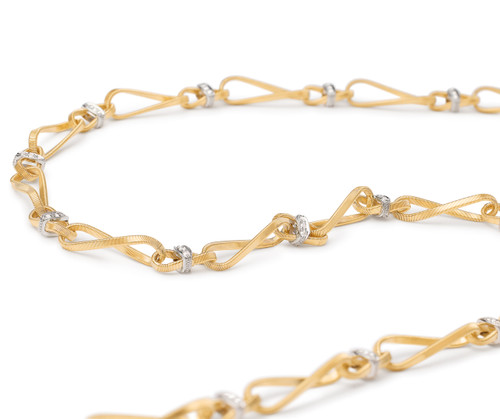 Marrakech Onde Twisted Diamond Necklace [JNOTH0481]