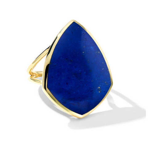 Polished Rock Candy Lapis Ring [JROTH0724]