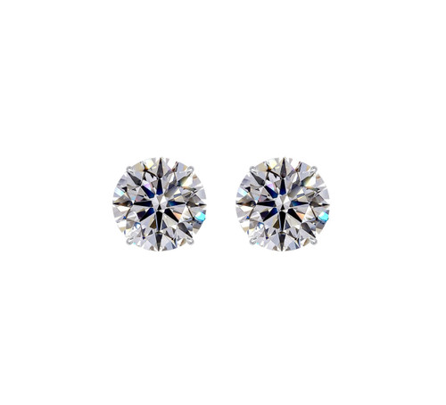 Solitaire Diamond Earrings, .47 [JESSD0298]