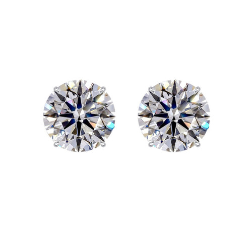 Solitaire Diamond Earrings, 1.01 [JESSD0313]