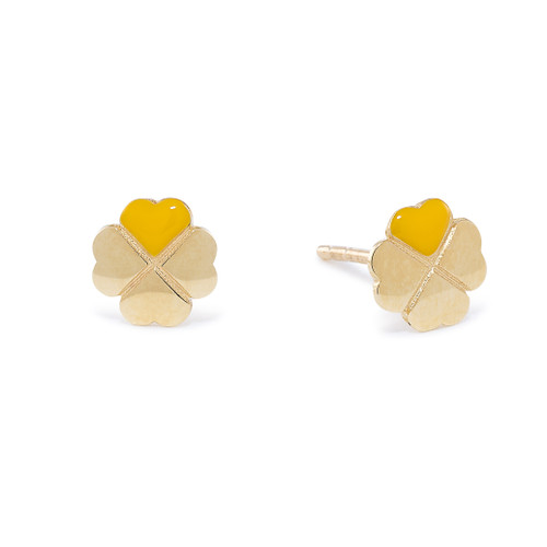 Clover Stud Earrings [JESTD0037]