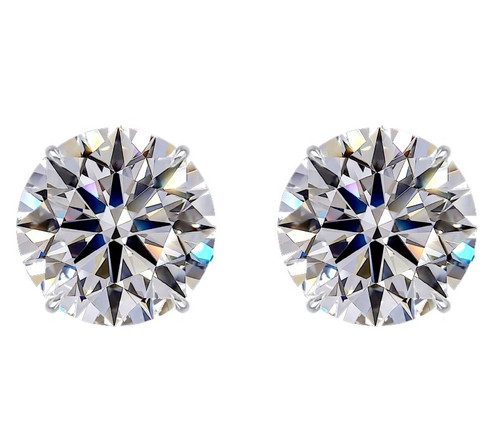 Solitaire Diamond Earrings, 2.44 [JESSD0346]