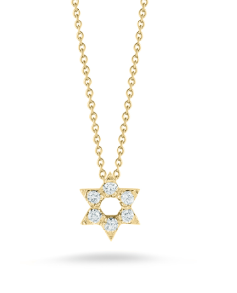 Tiny Treasures Star of David Pendant Necklace [1DFAD3020]