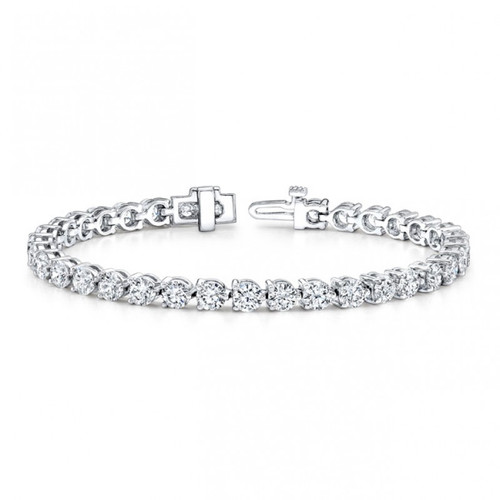 Diamond Line Bracelet, 6.67 [JBLIN0114]
