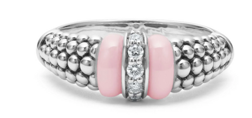 Pink Caviar Diamond Ring [JROTH0830]