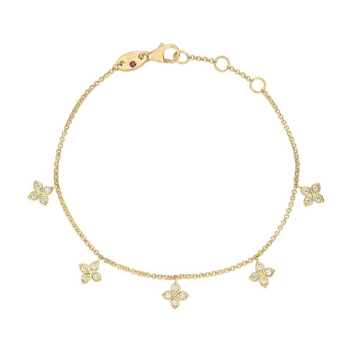 Love By The Yard Diamond Station Bracelet [JBOTH0986]