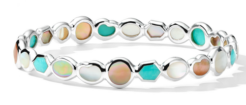 Rock Candy Stone Bangle Bracelet [JBBAC0341]