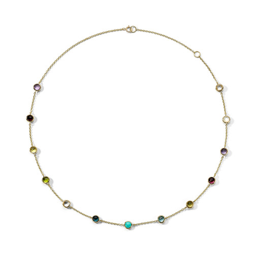 Lollipop Multi Color Station Necklace [JNOTH0011]