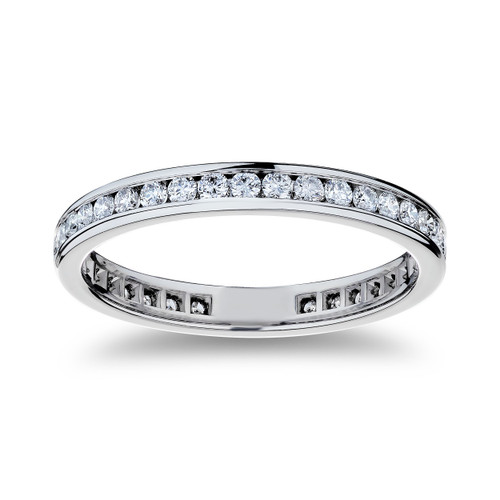 Channel Set Diamond Eternity Band [1WETR0725]