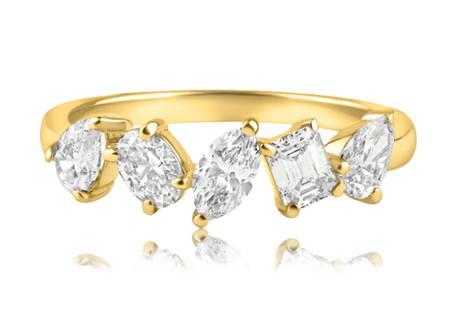 Mixed Stone Diamond Ring [JROTH1051]