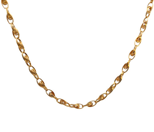Estate Double Link Chain Necklace [JNCHN0106]