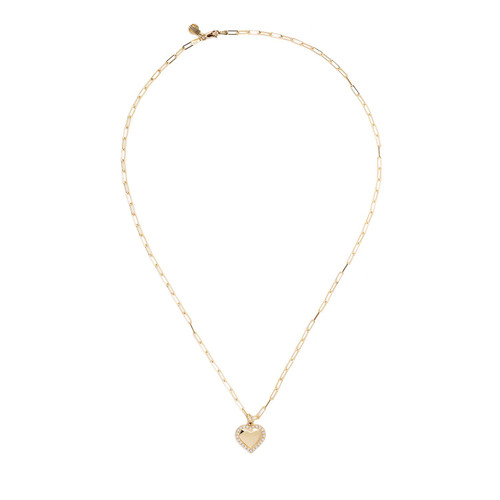 Diamond Heart Pendant Necklace [1DFAD4202]