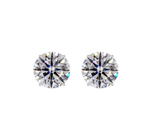 Solitaire Diamond Earrings, .73 [JESSD0308]