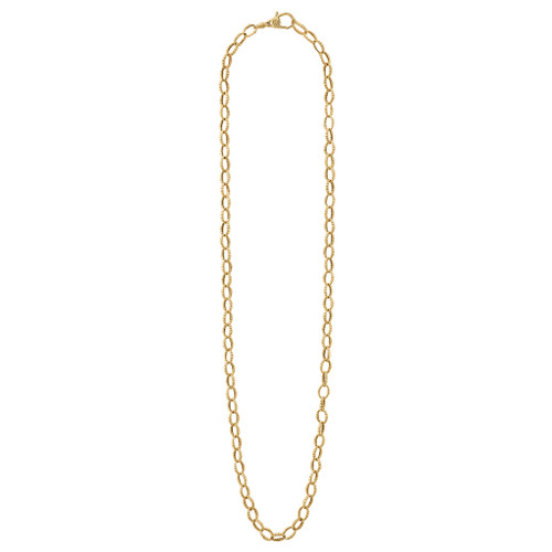 Caviar Fluted Link Necklace [JNOTH0927]