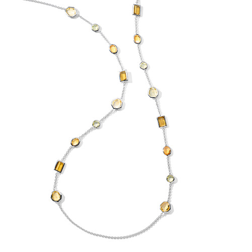 Rock Candy Multi Citrine Long Necklace [JNOTH0950]