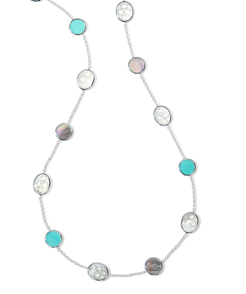 Rock Candy Mother of Pearl Long Necklace [JNOTH0754]