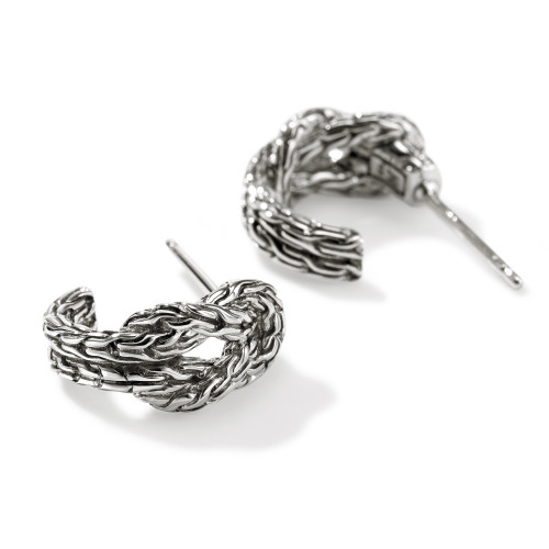 Love Knot Hoop Earrings [JEHOP0597]