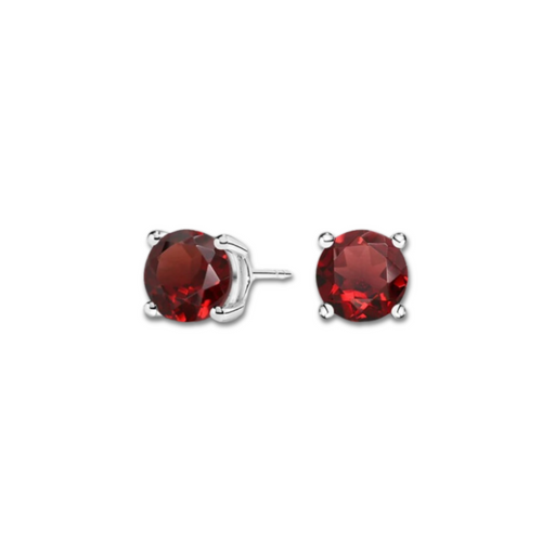Garnet Stud Earrings [JESTD0318]