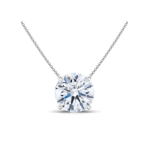 Solitaire Diamond Pendant Necklace, .90 [JNPEN0761]