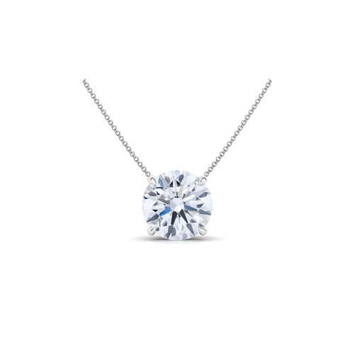 Solitaire Diamond Pendant Necklace, .52 [JNPEN0759]