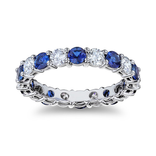 Sapphire & Diamond Eternity Band [1WSDX0474]